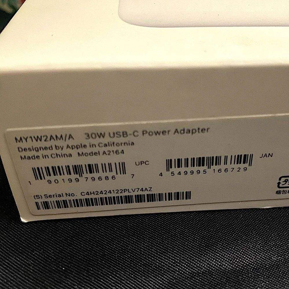 ✨Apple - 30W - USB-C Power Adapter✨NEW (Open Box)✨